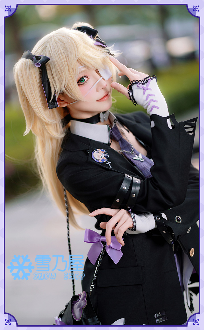 原神カフェ in ソウル フィッシュル コス衣装