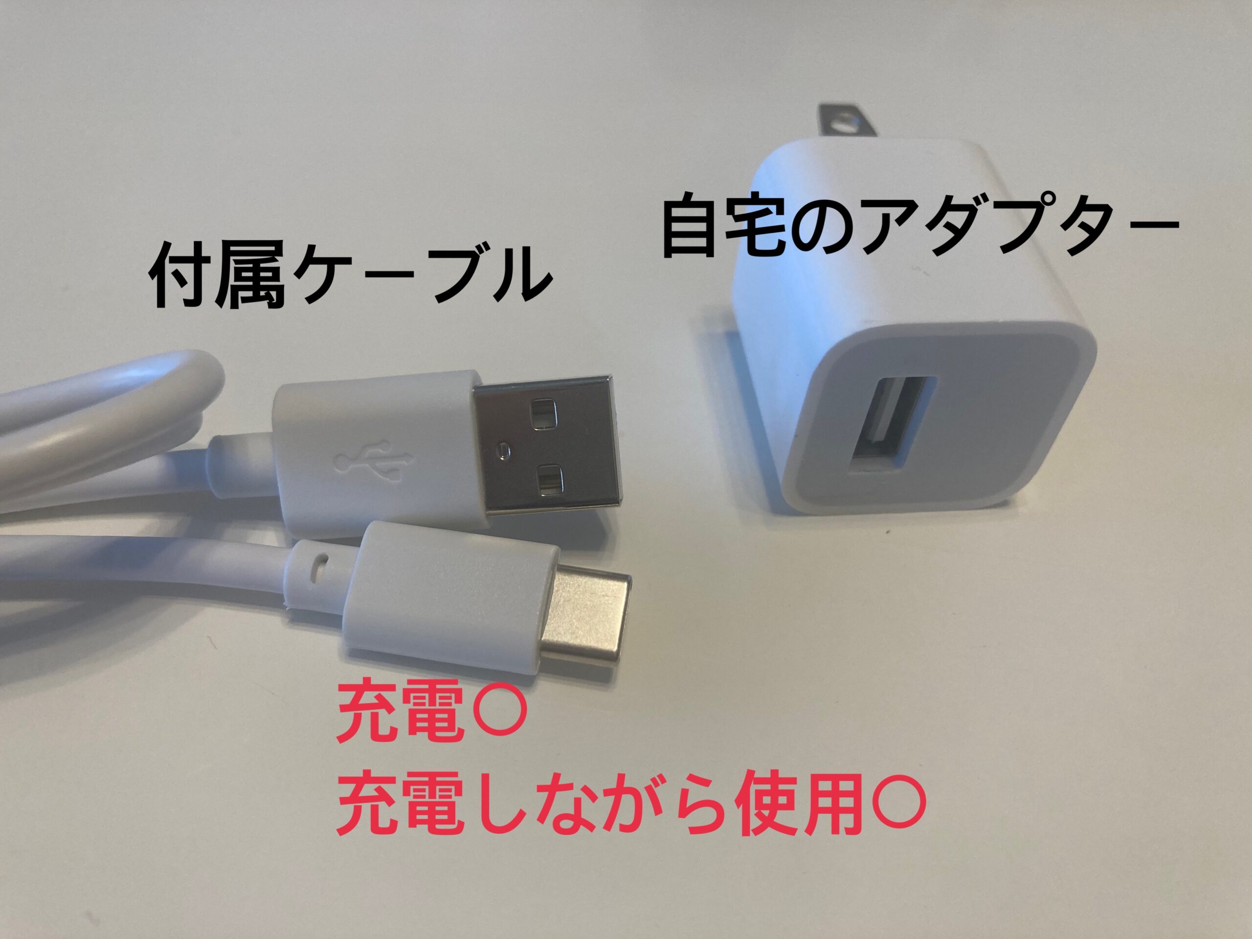 スタンド付】リファ フィンガーアイロン ホワイト USB充電ケーブル