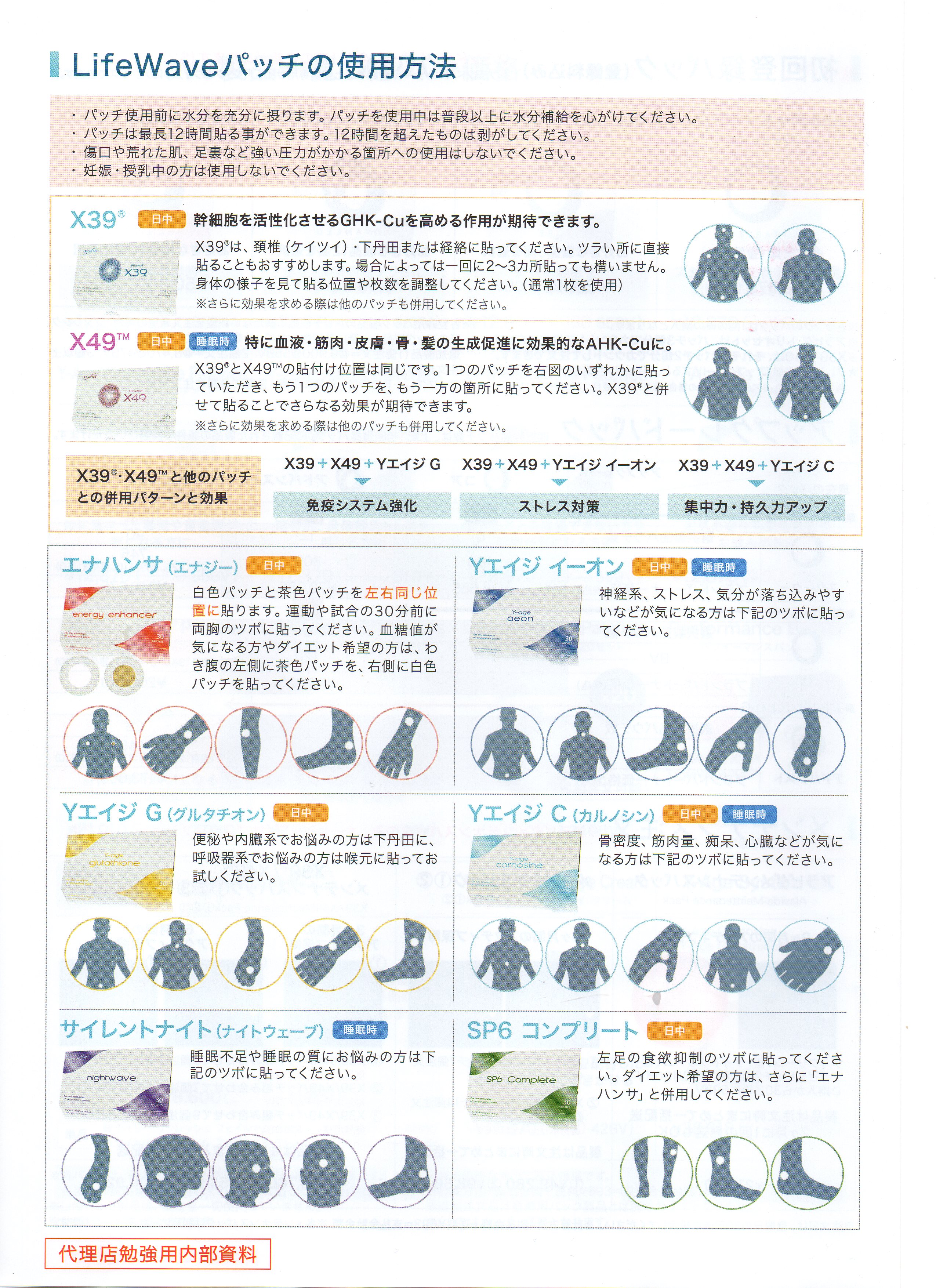LIFEWAVE X39 説明書付き LIFEWAVE X39 (30パッチ説明書付き) 【公式通販】