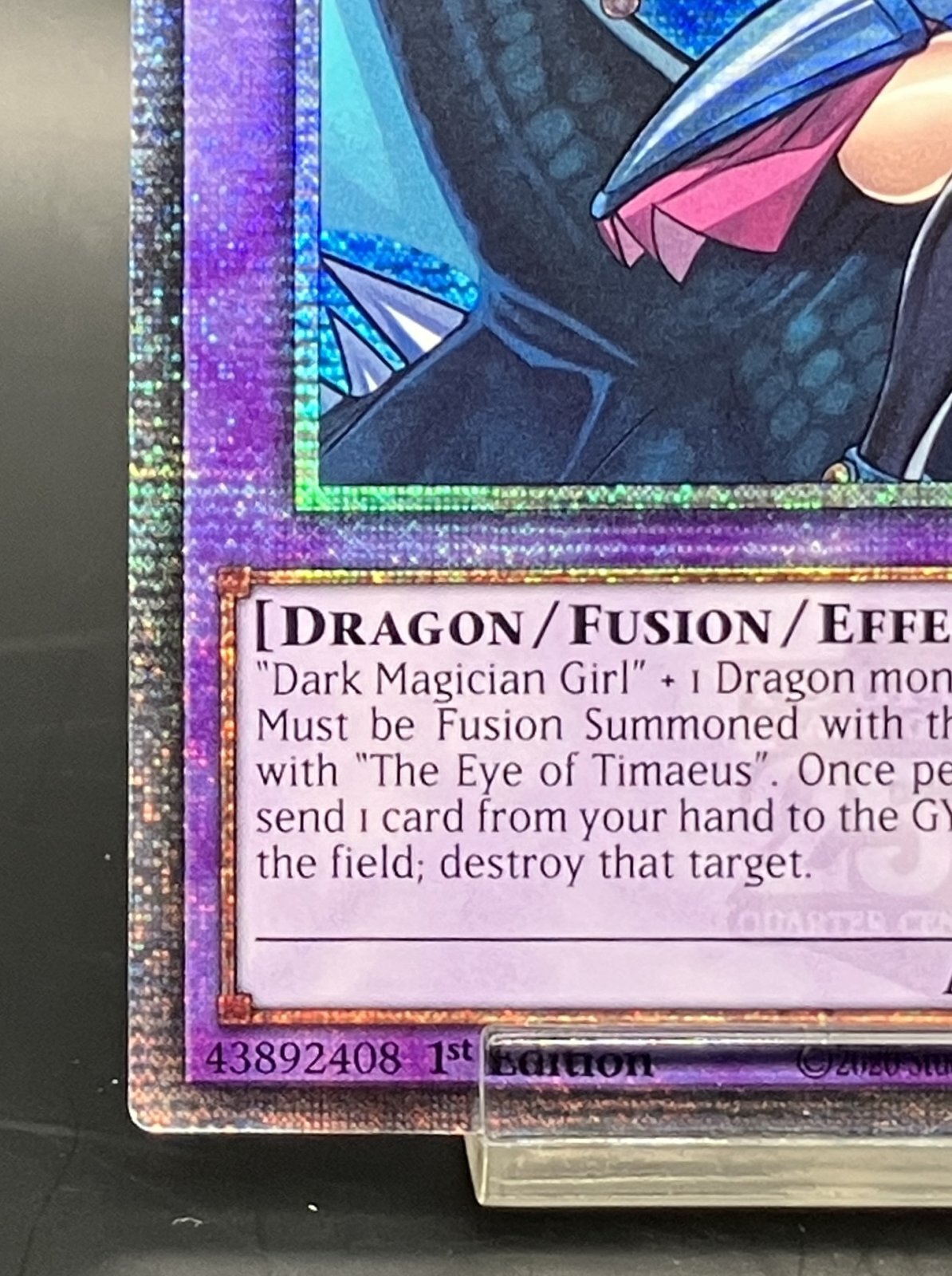 竜騎士ブラック・マジシャン・ガール 25thシークレットレア（英語版