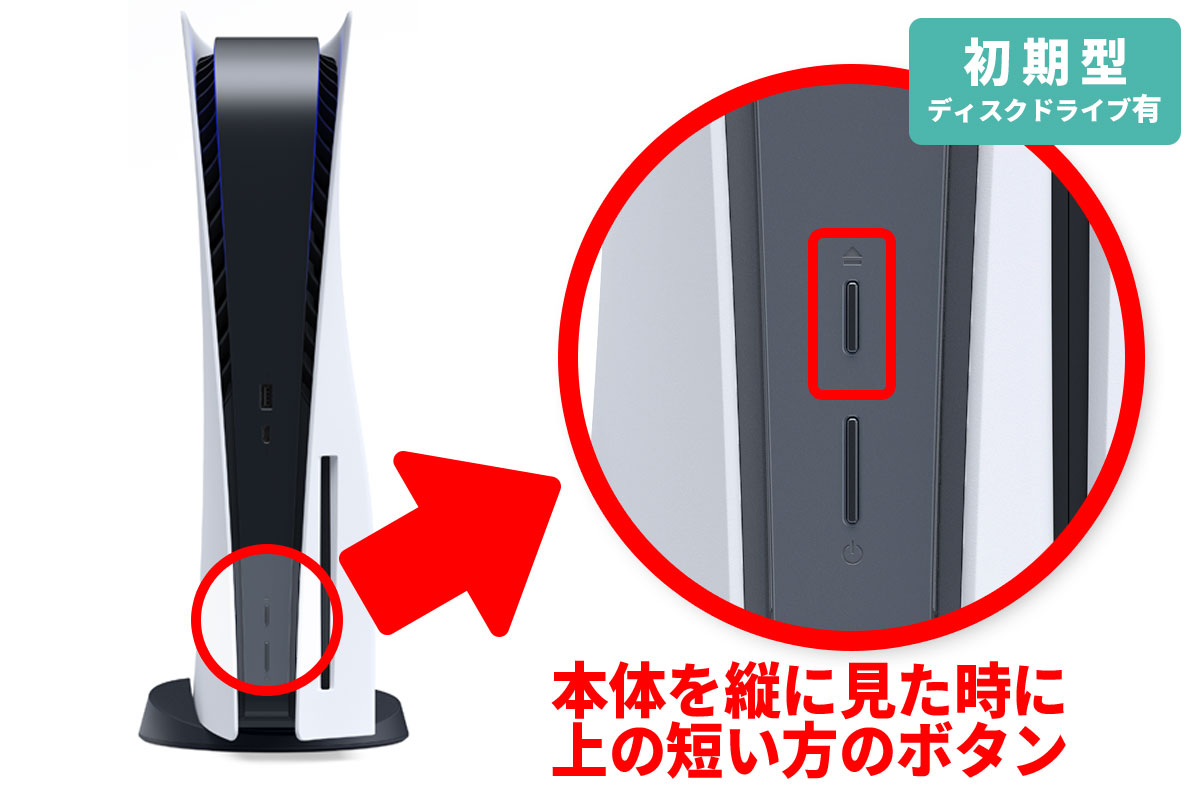 画像で解説】PS5 ディスクを入れる向き､入れ方､取り出し方 ｜ ユルログ