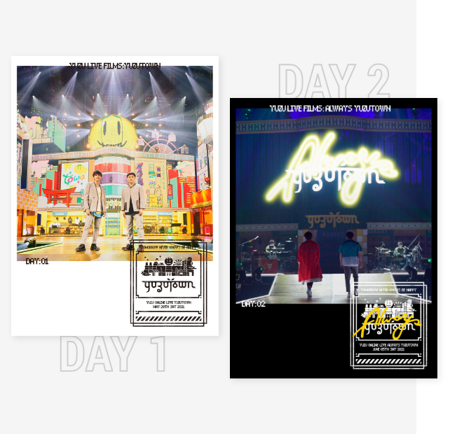 YUZU ONLINE LIVE 2021 YUZUTOWN / ALWAYS YUZUTOWN DVD/Blu-ray 販売