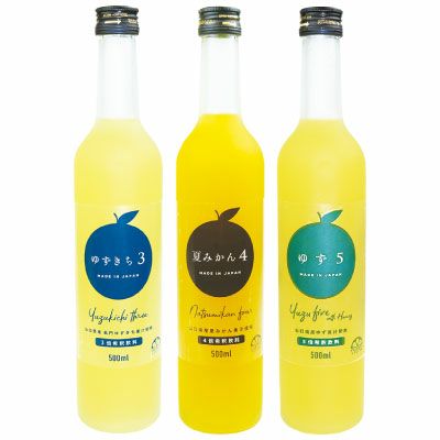 ゆず5（500ml）6本 | 柚子屋本店ONLINE STORE