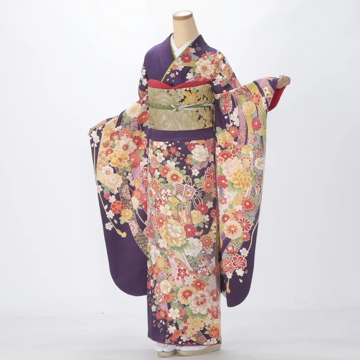 紫の振袖【販売】｜【公式】京都きもの友禅オンラインストア / 振袖