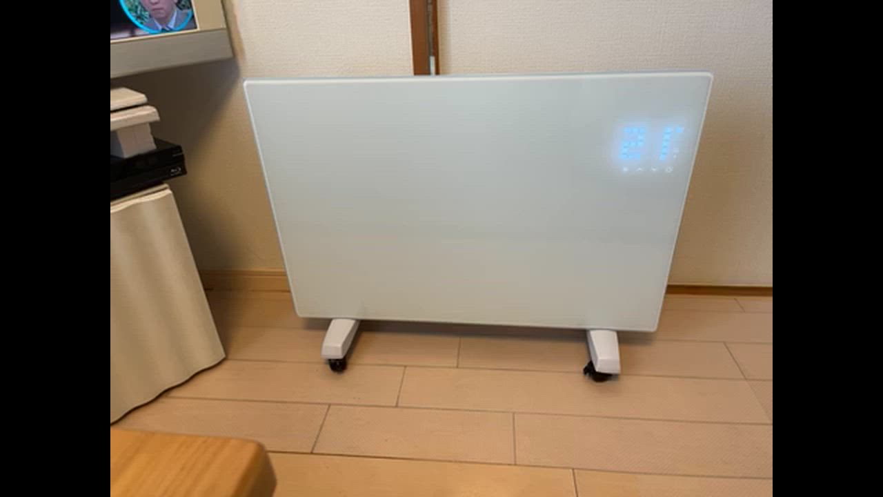 moku. コンベクターヒーター(パネルヒーター) ここぽか 800W MCH-0802