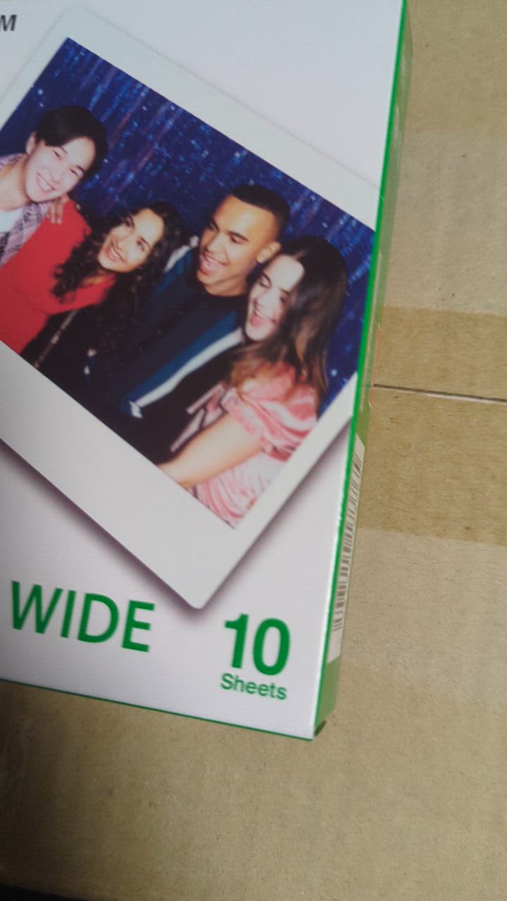 チェキ フィルム インスタックス ワイド instax WIDE用 無地 2P 2