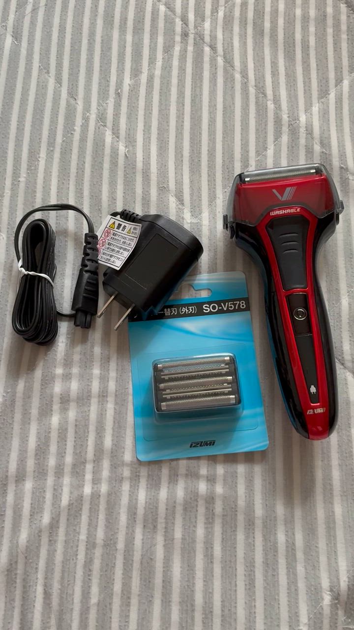 IZUMI（イズミ） 泉精器製作所 IZF-V579ーR-EA 電気シェーバー レッド