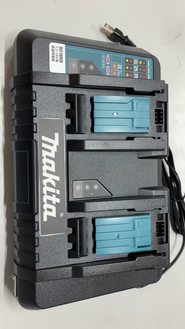 マキタ（makita） 2口充電器DC18RD 18V/14.4V対応 6Ah×2本同時フル充電