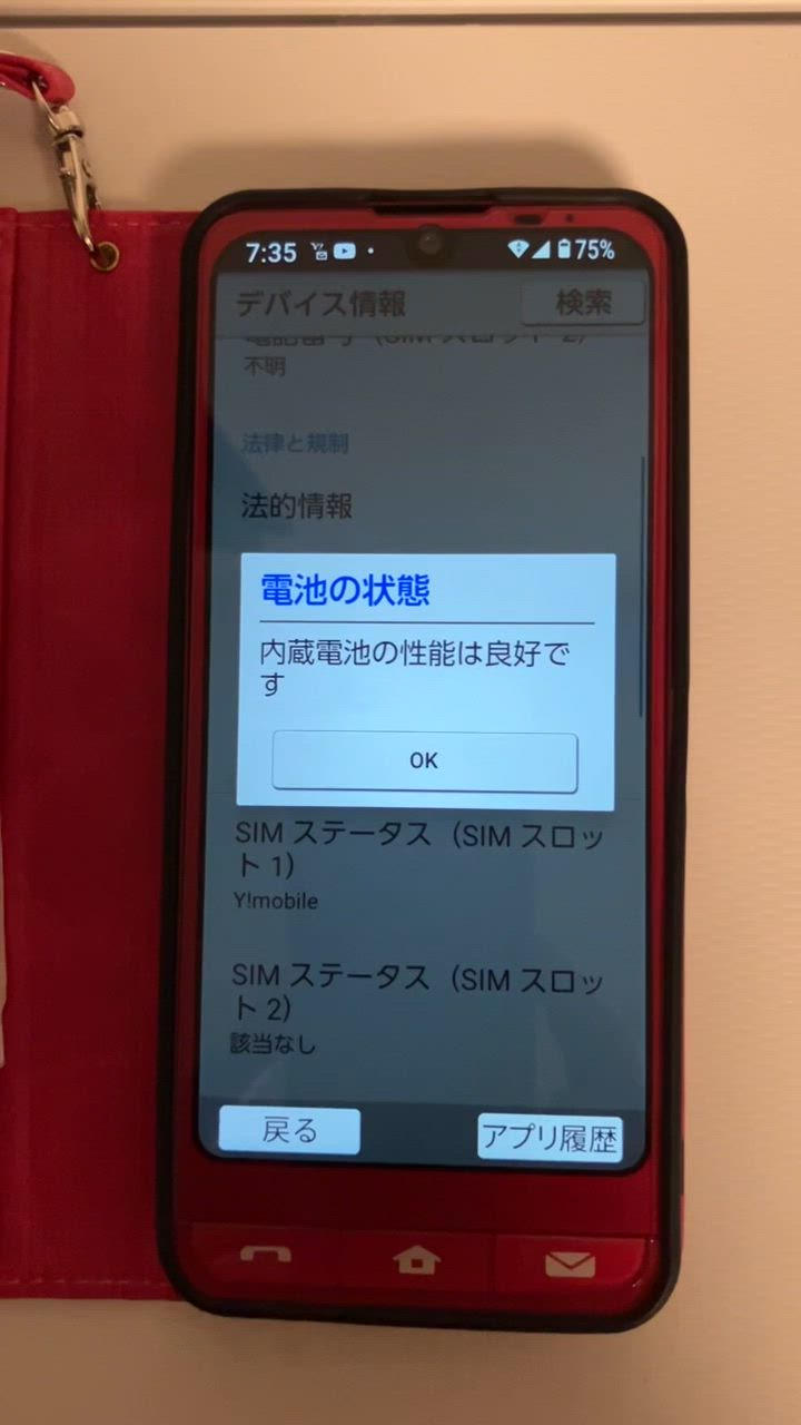 シンプルスマホ 【超美品・本体のみ】シンプルスマホ6 A201SH 64GB