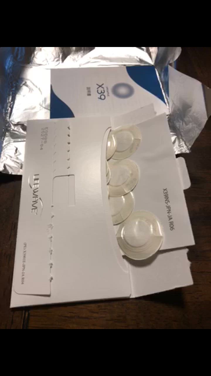 ライフウェーブ X39 パッチシール 30枚 説明書あり : セラフィーネット