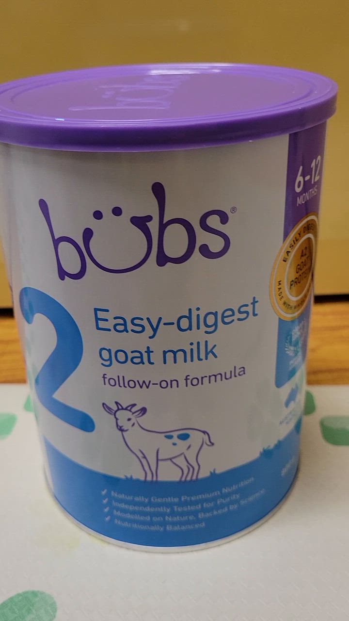 Bubs（バブズ）A2 ヤギミルク・ゴート粉ミルク ステップ2（6〜12カ月
