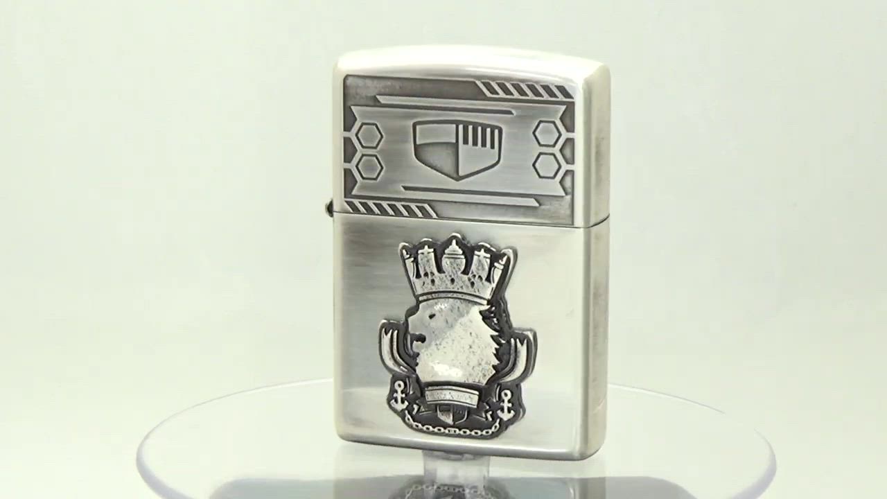ZIPPO（ジッポー） アズールレーン 半立体メタルZIPPO 「ロイヤル