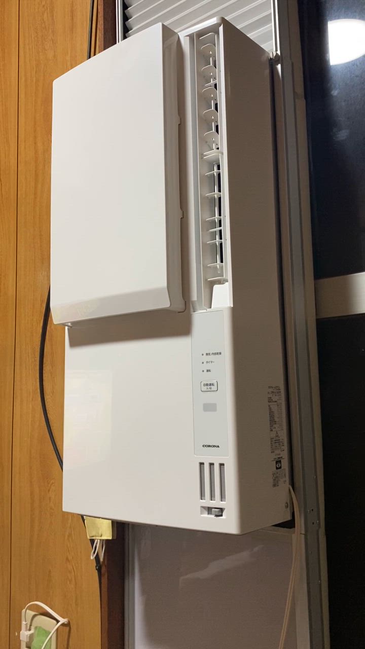 CORONA（コロナ） 窓用エアコン 冷暖房兼用 ホワイト CWH-A1823R-W