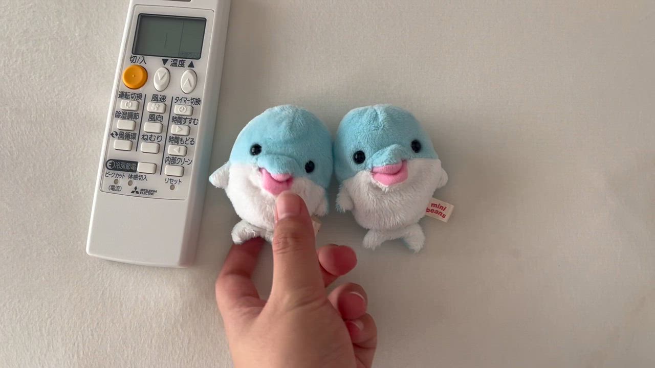イルカ ぬいぐるみ 海の生き物 A-SHOW ミニビーンズ ドルフィン 7cm