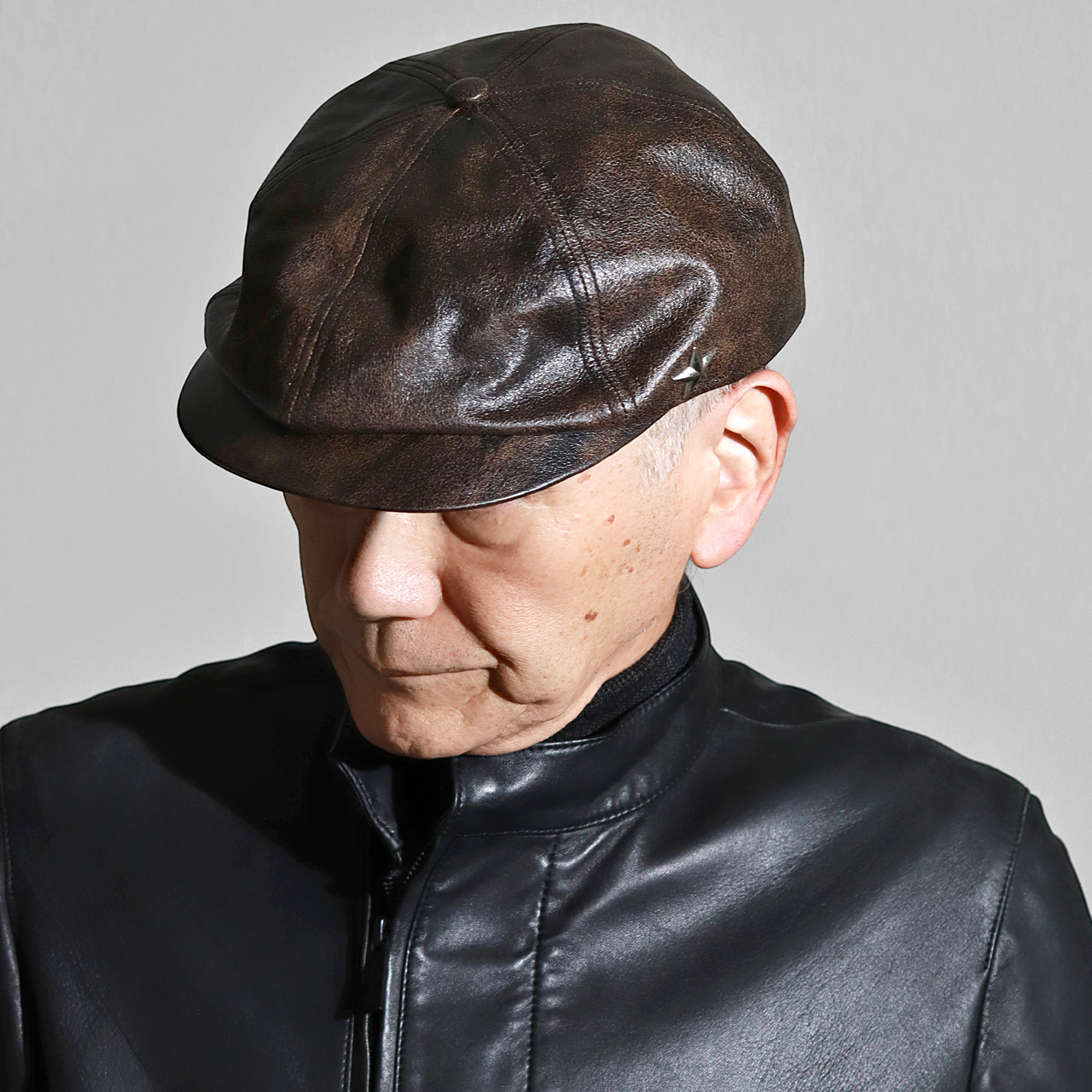 Schott N.Y.C（ショット） キャスケット レザー ハンチング 本革