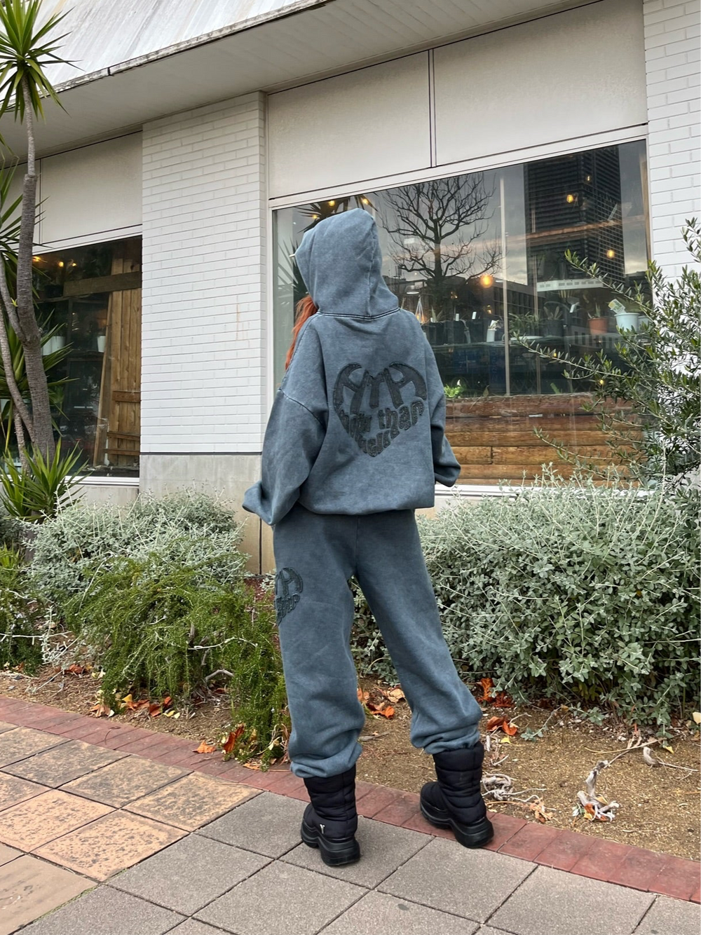 vintage like Heart Logo sweat pants – YZ