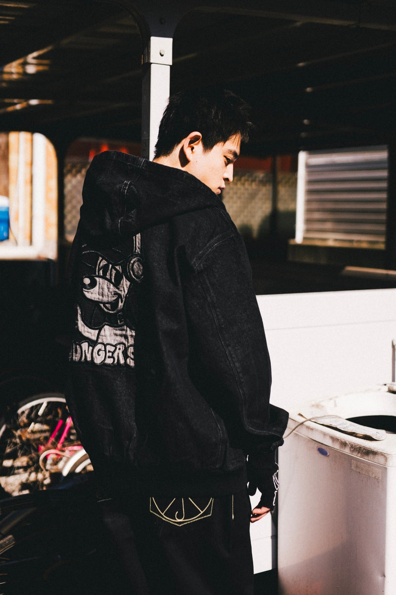 youngersong × centimeter denim hoodie jacket – YZ