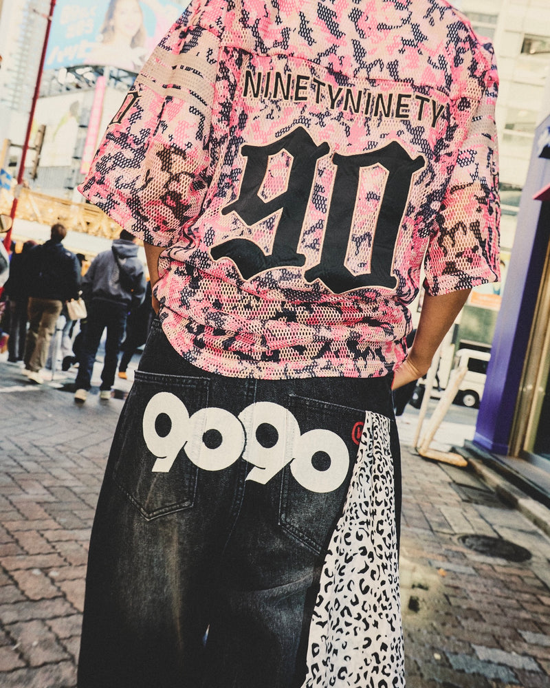 9090 OG Logo Painted Denim Pants – YZ