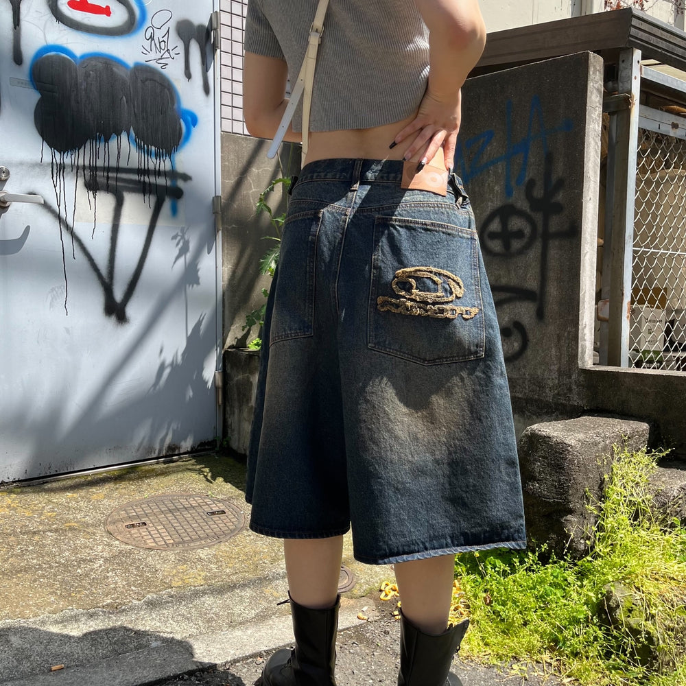 Studs Buggy Denim Shorts – YZ