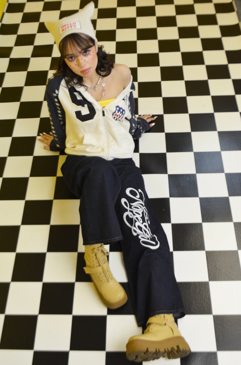 ハローキティ VIVITIXGIRLS ガングロキティ デニム サンリオ ハロー