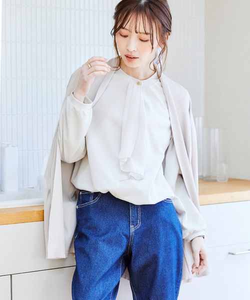 CROSS FUNCTION（クロスファンクション） ブラウス シャツ 「抗菌防臭