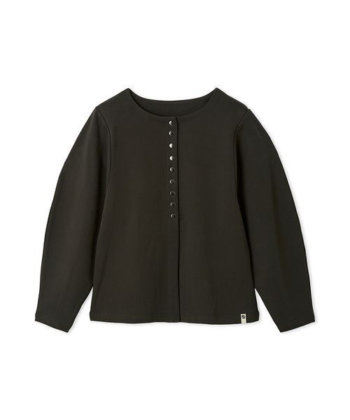 null.（ヌル） カーディガン コクーンスウェットカーディガン