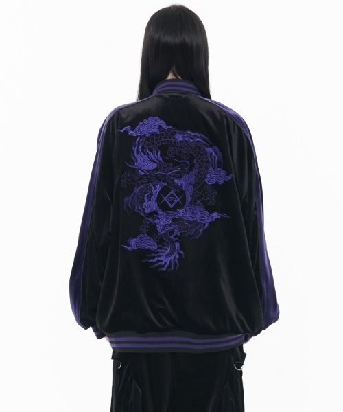 REFLEM（レフレム） スカジャン 「REFLEM/レフレム」ドラゴン刺繍