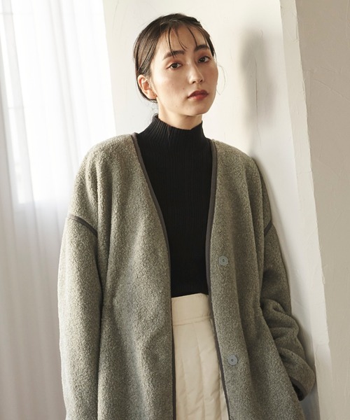 Droite lautreamont（ドロワット・ロートレアモン） ノーカラーコート