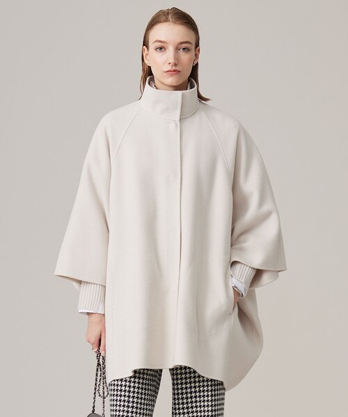 ICB（アイシービー） コート アウター WoolRever ポンチョコート