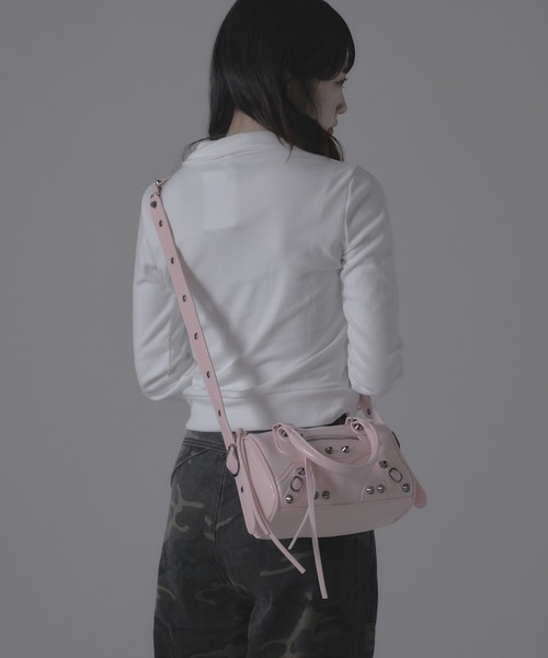 Chick ショルダーバッグ バッグ Studded 2-Way Shoulder Bag