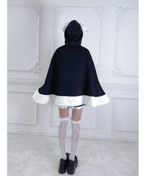 Ank Rouge（アンクルージュ） ポンチョ ネコちゃんポンチョコート