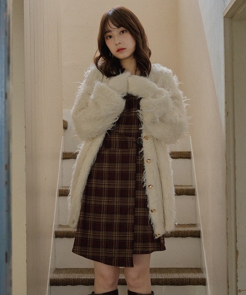 mideal（マイディール） ワンピース check mini onepiece / チェック