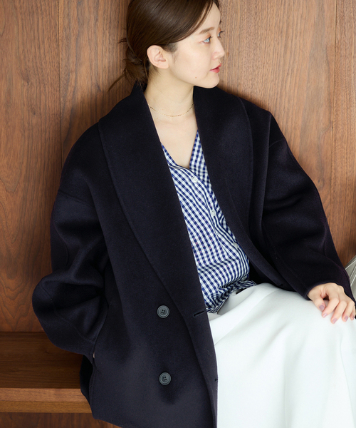 IENA（イエナ） コート アウター 「追加3」Super160 ショールカラー