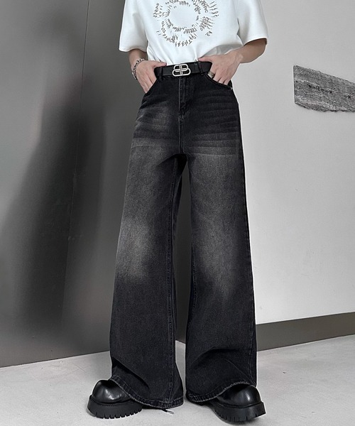 NOWLE（ノウル） ジーンズ 「NOWLE」Y2K ブラック ヴィンテージ