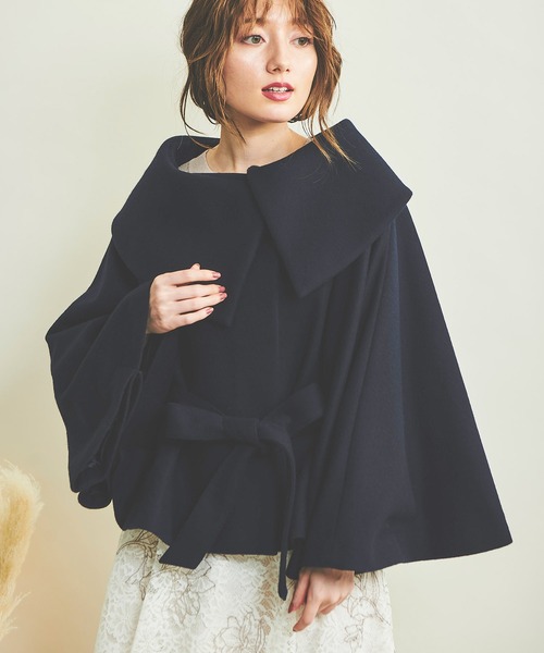 NOELA（ノエラ） ポンチョコート フリー オフホワイト レディース