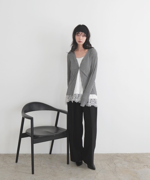 LIAN（リアン） キャミソール レースサテンキャミ : ZOZOTOWN Yahoo!店