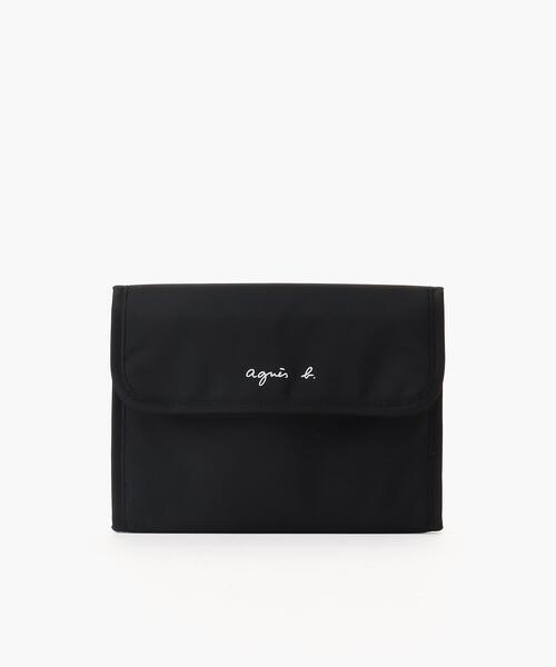 agnes b.（アニエスベー） 母子手帳ケース ロゴ 母子手帳ケース