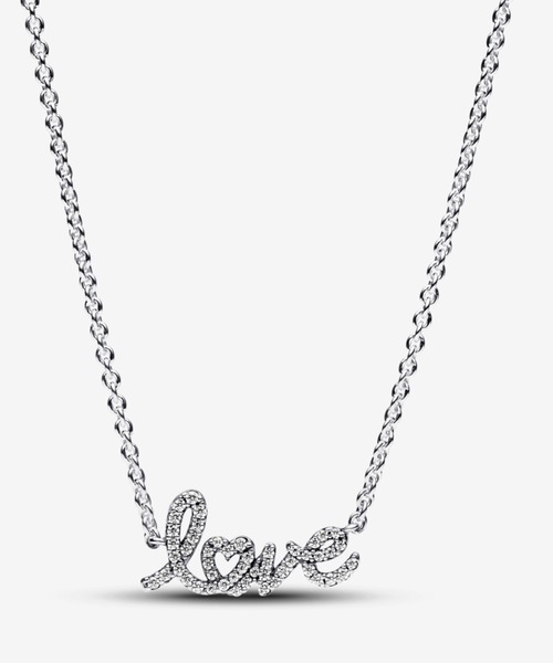 PANDORA（パンドラ） ネックレス Pandora Moments スパークリング love