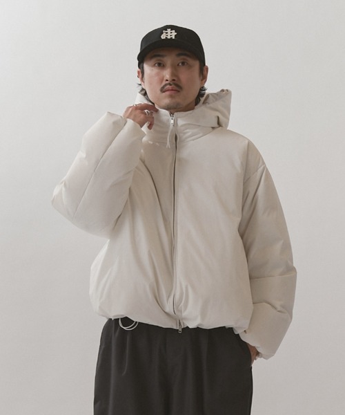 Lui's（ルイス） ダウンジャケット ダウン フードダウンブルゾン