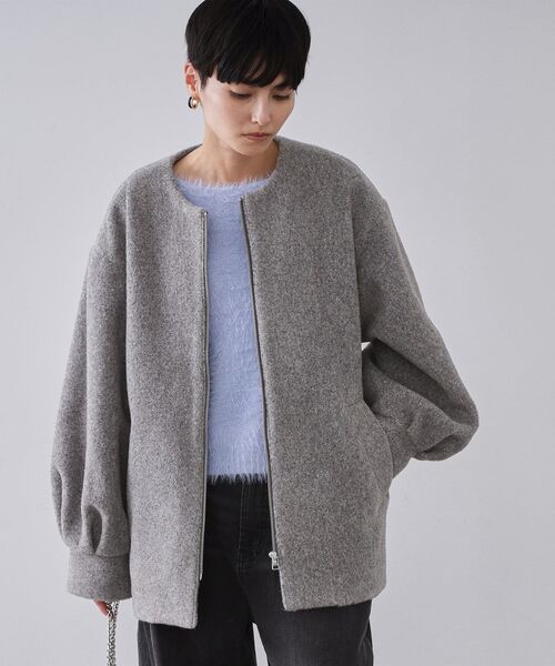 OPAQUE.CLIP（オペークドットクリップ） ノーカラーコート コート