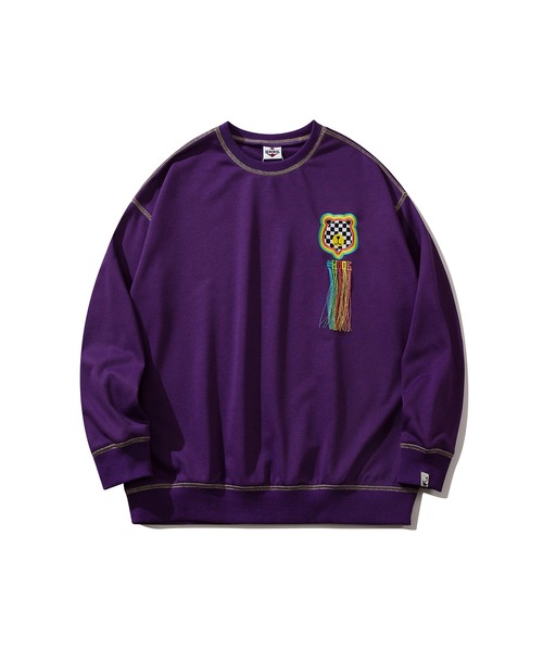 トレーナー スウェット HOOK -original- ブロックベアワッペン刺繍