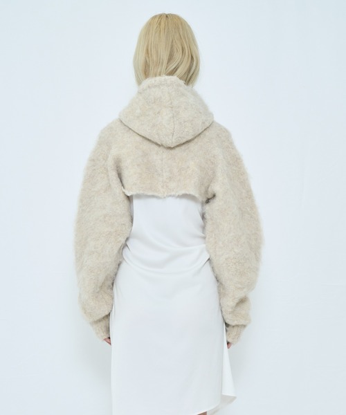 VIAVANDA ニット セーター 2WAY HOODED MUFFLER KNIT レディース