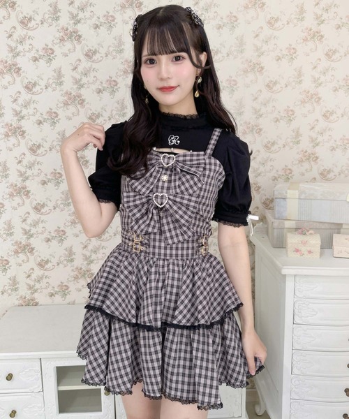 ROJITA（ロジータ） セットアップ ダブルリボンビスチェスカートセット