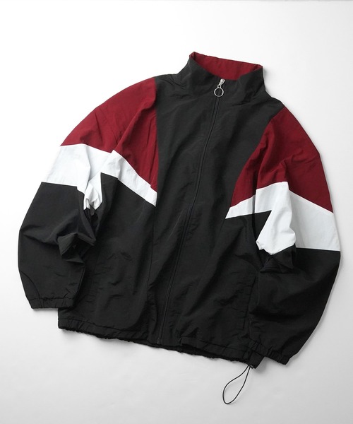 ナイロンジャケット ビッグシルエット レトロライク ナイロントラック