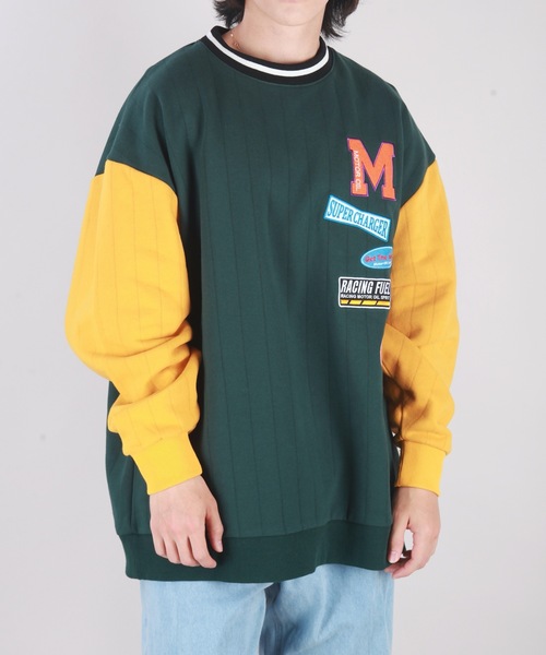 トレーナー スウェット 76Lubricants サガラ刺繍 76ワッペン