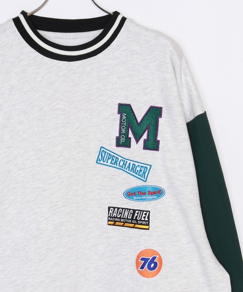 トレーナー スウェット 76Lubricants サガラ刺繍 76ワッペン