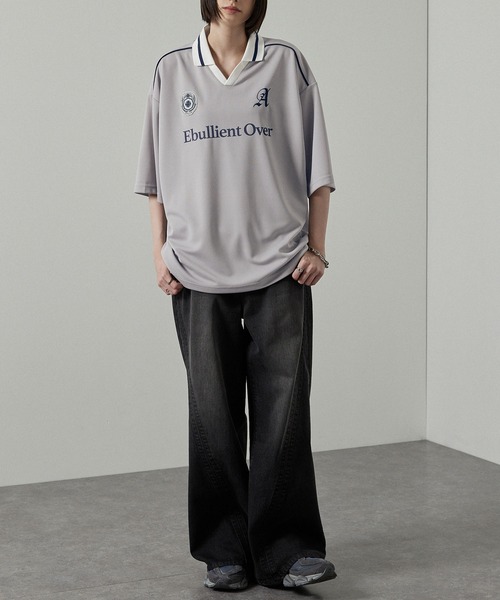 tシャツ 「Alfred Alex」ハニカムメッシュ ビッグゲームシャツ