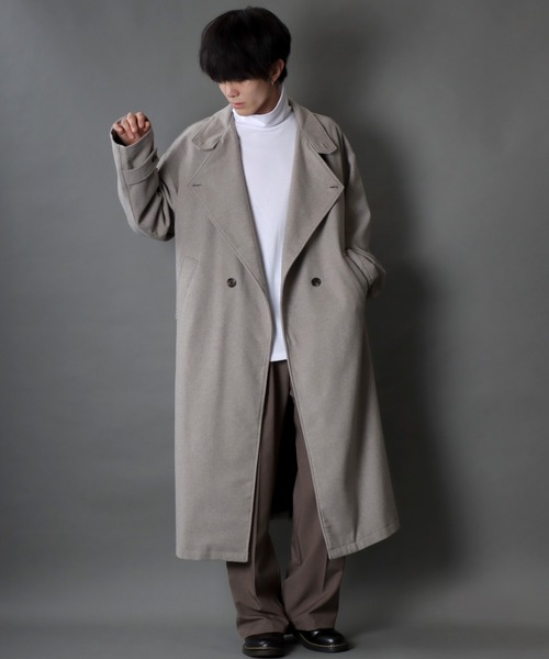 SITRY（シトリー） トレンチコート コート over size 2way wool long