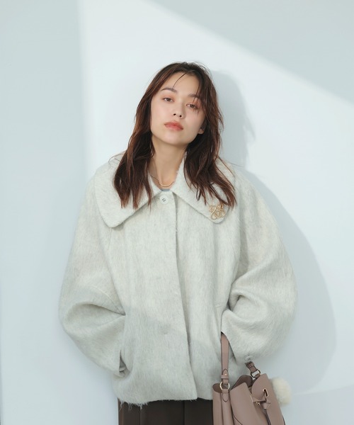 VIS（ビス） ブルゾン アウター 「アウター総選挙1位」ビッグカラー