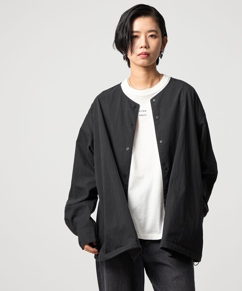 CITEN（シテン） ブルゾン アウター 「CITEN」ノーカラーシャツ